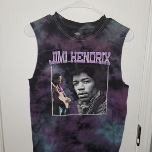 Jimi Hendrix Tie-Dye Tank Top
